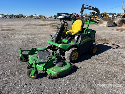 2018 John Deere 1550 4x2 Ride-On Comes With 60in Two Way Snow Blade And Enclosed Cab Lawn Mower