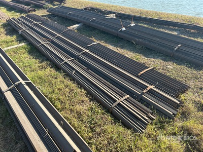 Quantity of (3) Bundles of 1.25 in x 20 ft Angle Iron