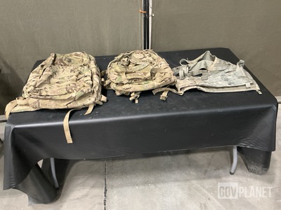 (9) Medium Rucksacks, (22) Fighting Load Carriers & Assorted Items