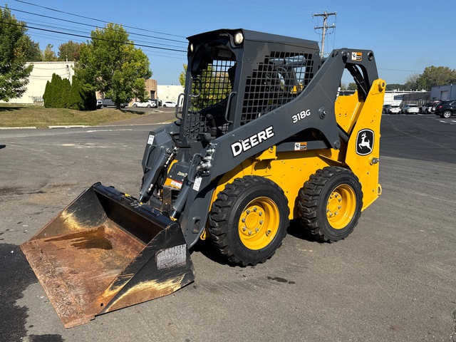2021 John Deere 318G Two-Speed Skid Steer Loader 2021 John Deere 318G Two-Speed Skid Steer Loader