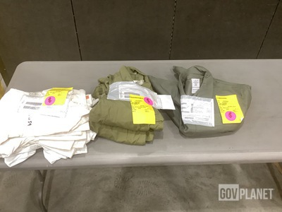 (2) Flyer's Jackets, (3) Pairs of Coveralls, (16) Smocks & Assorted Items