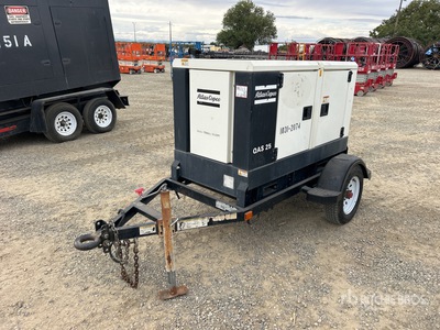 2014 Atlas Copco QAS 25W 20 kW Mobile Groupe électrogène
