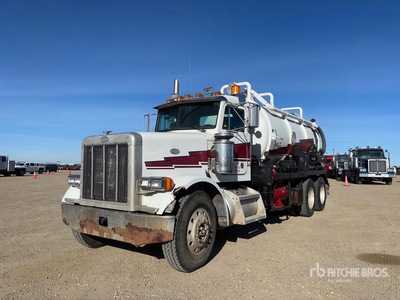 1996 Westech on 1997 Peterbilt 378 6x4 Vacuum Tanker Truck