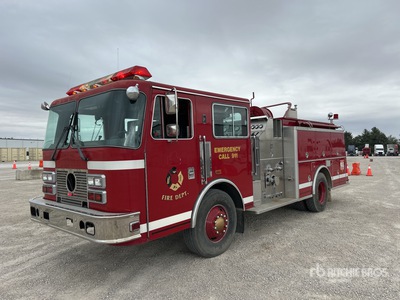 1992 KME Renegade 4x2 Crew Cab Fire Truck