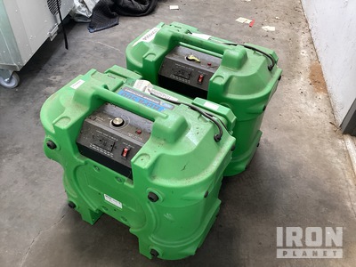 Quantity of (2)  Dri-Eaz HEPA 500 Defendair Electric Air Scrubbers