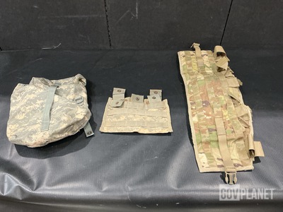 (105) Sustainment Pouches, (184) M4 Three Mag Pouches & Assorted Items