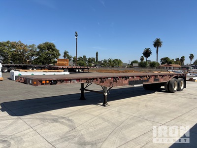 1989 Aztec 42 ft T/A Flatbed Trailer