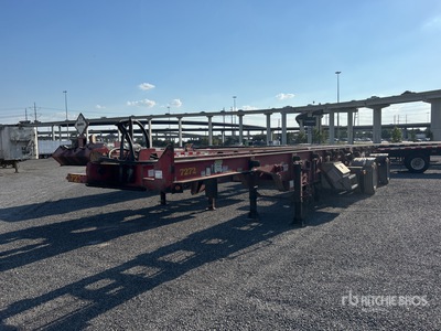 2007 Dragon TCT440 T/A مقطورة لرفع ووضع الحاويات