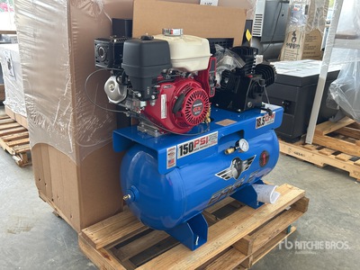 Eagle 18.5 cfm Skid-Mounted 30 gal Luchtcompressor