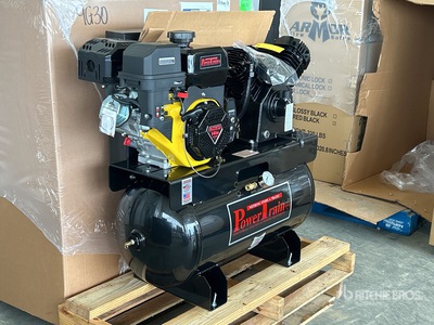 PowerTrain 18.5 cfm Skid-Mounted 30 gal Air Compressor