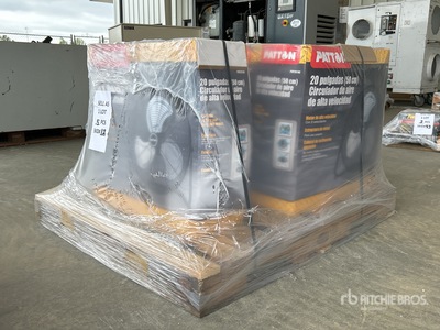 Quantity of (5) Boxes of 20 in 3-Speed, High Velocity Fan