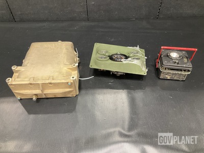 (1) Fluid Filter, (3) Exit Lights, (1) Panel & Assorted Items