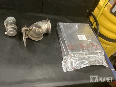 (10) Brake Rotors, (4) Exhaust Caps, (1) Fuel Pump & Assorted Items