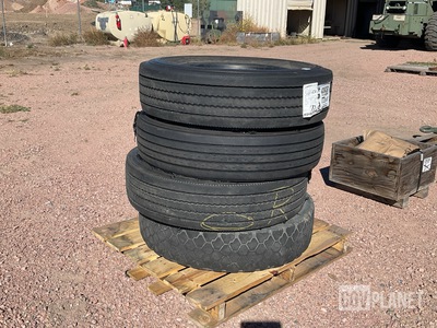 (4) Assorted 11R22.5 Tires