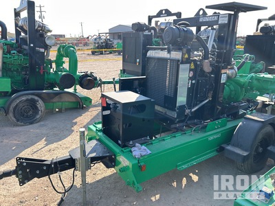 Pioneer 88S12-SBL-01-D 8X8X12 Solids Vac Pump Trailer-Mounted (Inoperable)