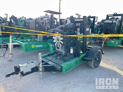 Pioneer PP66S12L71 6X6X11 Solids Vac Pump Trailer-Mounted (Inoperable)
