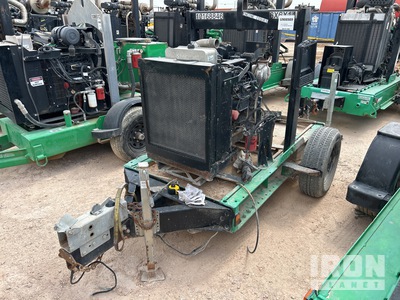 Pioneer PP66S12L71 6X6X11 Solids Vac Pump Trailer-Mounted (Inoperable)