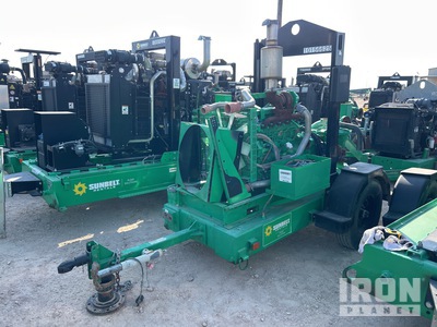 Pioneer PP66S14-JD6068 6X6X14 Solids Vac Pump Trailer-Mounted (Inoperable)