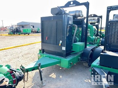 Pioneer PP108S17-JD6090 10X8X17 Solids Vac Pump Trailer-Mounted (Inoperable)