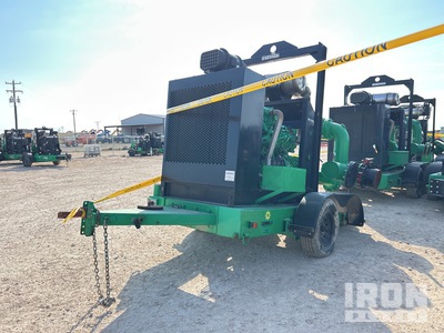 Pioneer PP108S17-JD6090 10X8X17 Solids Vac Pump Trailer-Mounted (Inoperable)