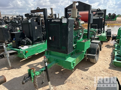 Pioneer PP66S14-JD6068 6X6X14 Solids Vac Pump Trailer-Mounted (Inoperable)