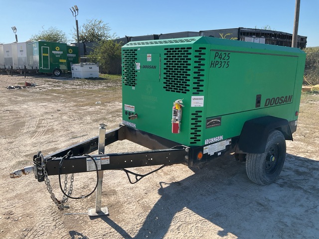 Doosan HP375WCU 375Cfm 150 psi Diesel Air Compressor Mobile (Inoperable)