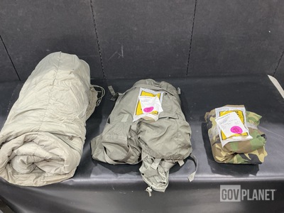 (11) Sleeping Bags, (4) Bivy Covers & Assorted Items