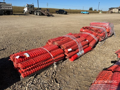 Quantity of (5) Pallets of 4 ft Snow Fencing