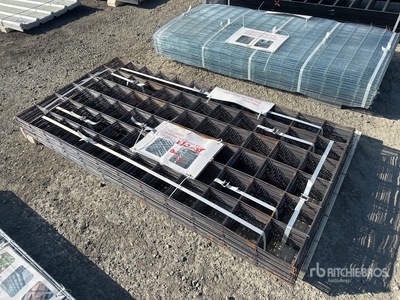 Quantity of (50) Metal Steel Wire Remesh Sheets (Unused)