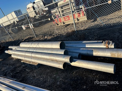 Quantity of (9) Lengths of 6 - 10 in Stainless Steel Pipe