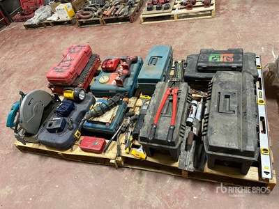 Quantity of (2) Pallets of Hand & Power Tools