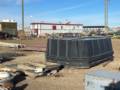 Quantity of (6) 12 ft x 8 ft Poly Spill Containment Tubs