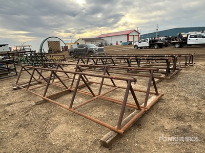 Quantity of (6) 20 ft Soporte de tuberias