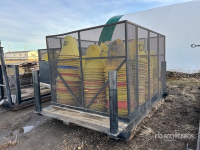 12 ft x 7 ft 6 in Steel Balandra para tuberia