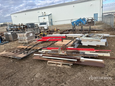 Quantity of (10) Pallets of Miscellaneous Steel and Stahlplatten