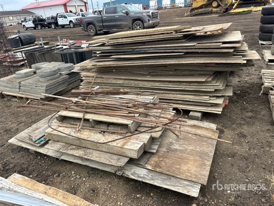 Quantity of 8 ft x 4 ft Plywood