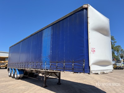 2005 Barker 13.4 m Tri/A Przyczepa burtowa