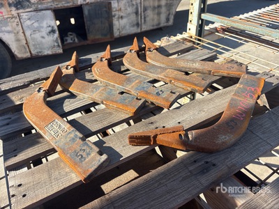 Quantity of (6) Ripper Shank - Fits Gannon Scraper Box
