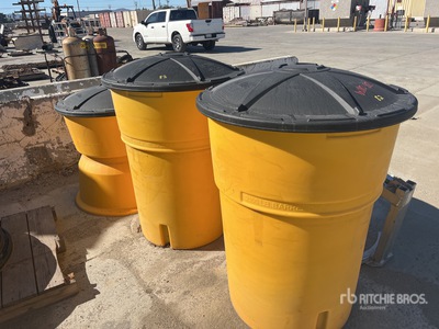 Quantity of (14) Sand Filled Crash Barrels