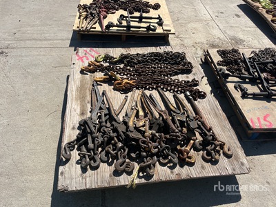 Quantity of (2) Pallets of Chain Binders And Chain Varios, tienda, almacen, consumidor