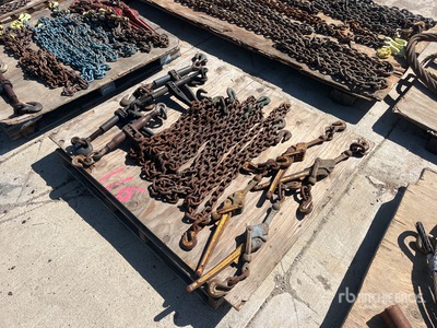 Quantity of (2) Pallets of Chain Binders And Chain Varios, tienda, almacen, consumidor
