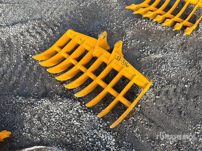 2025 GIYI 44 in Fit to cat 305 Excavator Rake (Unused)