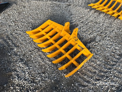2025 GIYI 44 in Fit to cat 305 Excavator Rake (Unused)