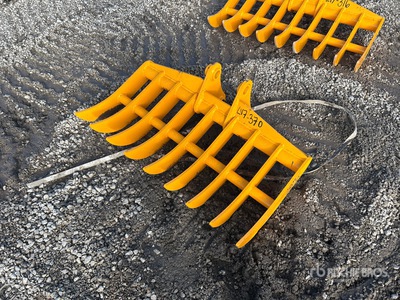 2025 GIYI 44 in Fit to cat 305 Excavator Rake (Unused)