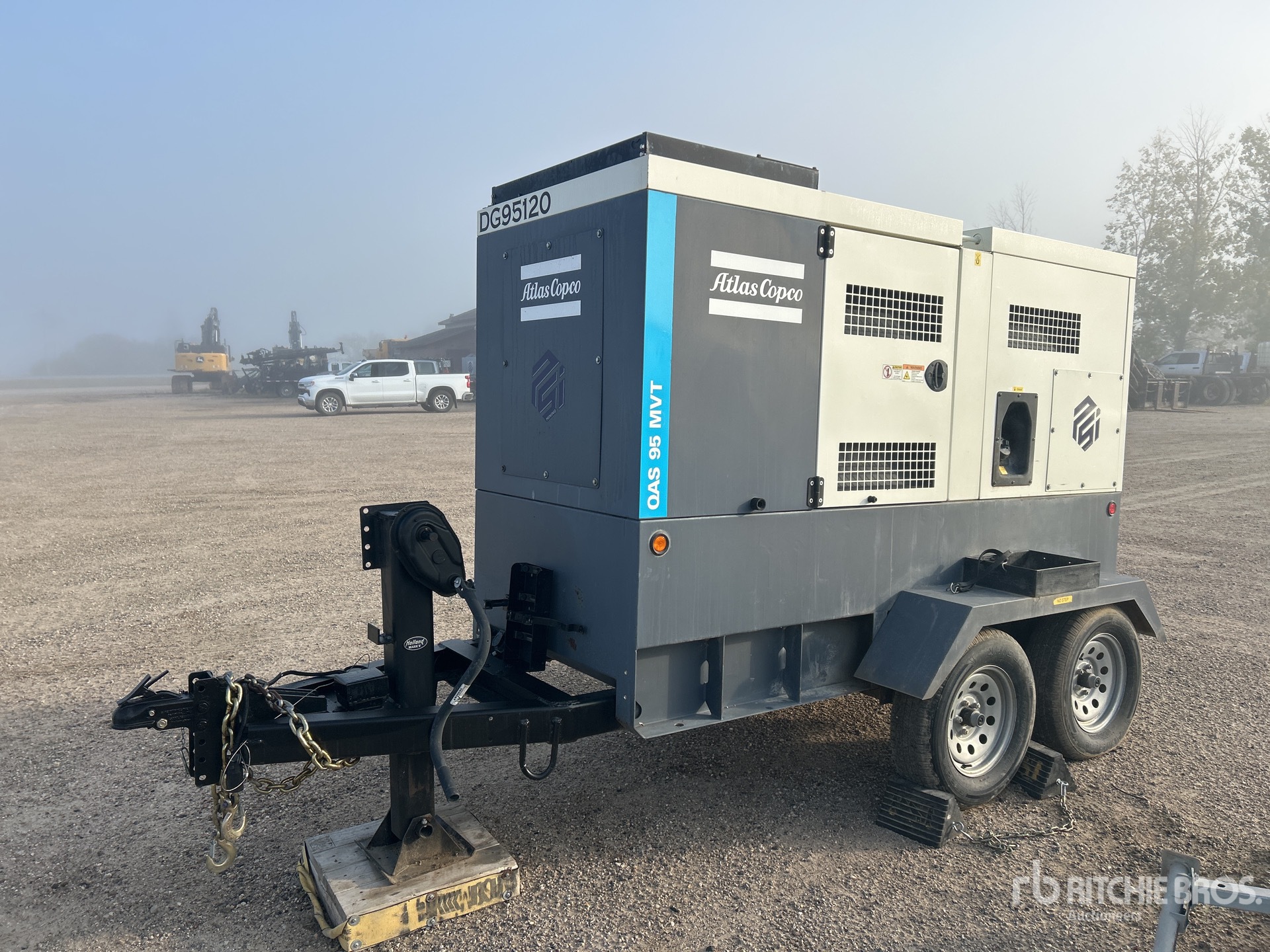 2019 Atlas Copco QAS 95 76 kW Mobile Generator Set