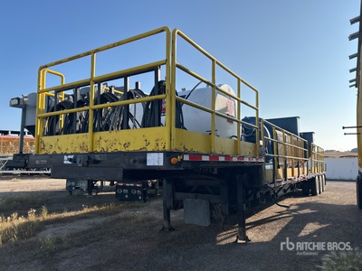 2013 Manac 14353A000 53 ft Tri/A Extendable Step Deck Trailer