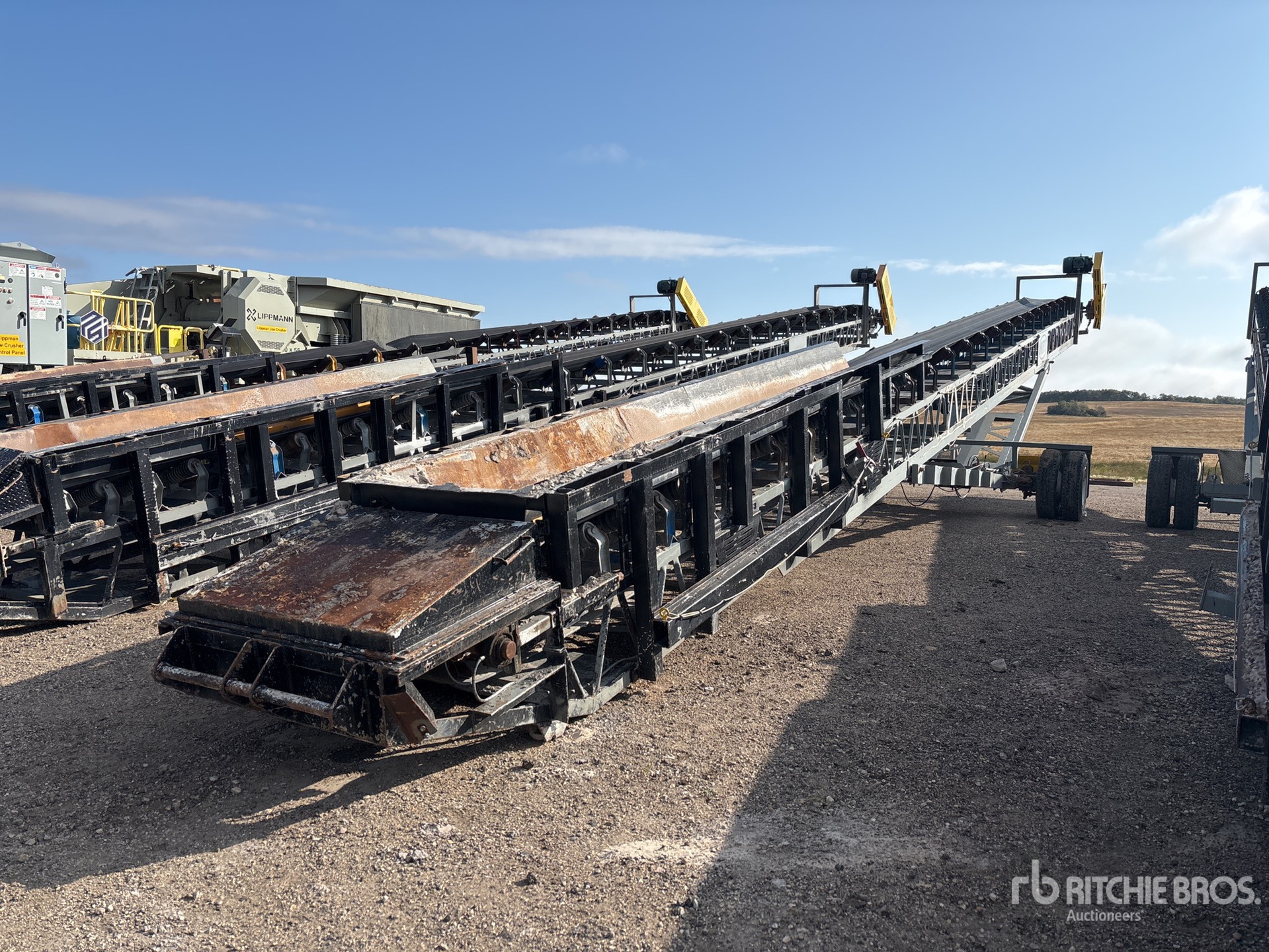 2013 WRT 36 in x 76 ft Portable Radial Stacking Conveyor