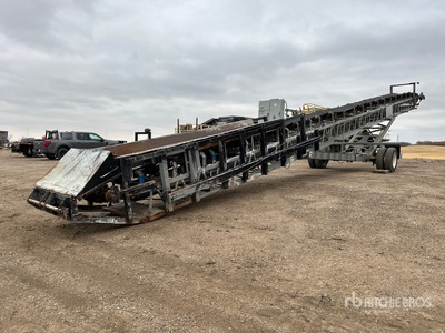 2009 WRT 36 in x 76 ft Portable Radial Stacking Conveyor