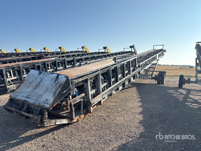 2009 WRT 36 in x 76 ft Portable Radial Stacking Conveyor