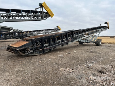 2009 WRT 36 in x 76 ft Portable Radial Stacking Conveyor